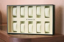 ROLEX - PLATEAU DE RANGEMENT 10 MONTRES / STORAGE 10 WATCHES 33 X 20 X 6.5 CM