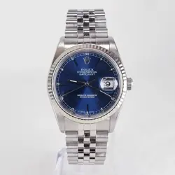 ROLEX DATEJUST 36MM 18KT WHITE GOLD & STAINLESS STEEL JUBILEE WRISTWATCH - 16234