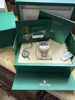 2025 NEW ROLEX YACHT-MASTER TWO TONE ROSE GOLD 40MM CHOCOLATE DIAL 126621 UNWORN