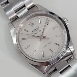 MENS ROLEX PRECISION REF 14000 AIR KING 35M 1990S AUTOMATIC ALL ORIGINAL RA479