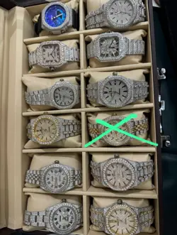 FULL DIAMOND ROLEX/CARTIER