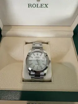 ROLEX DATEJUST 2024 MINT BOX, PAPERS, HANG TAG