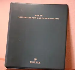 ROLEX - CATALOGUE / CLASSEUR GERMAN 1990S