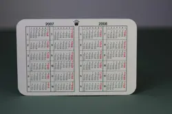 ROLEX - CALENDRIER VERT / GREEN CALENDAR 2007-2008