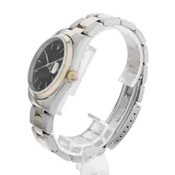 ROLEX DATEJUST 16203 BLACK BAR 3 ROW OYSTER  P 31307