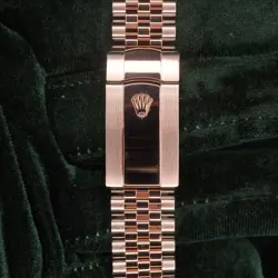 Rolex Datejust 41 Chocolate Brown Two Tone Rose Gold MINT COMPLETE SET 126331