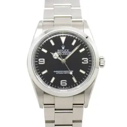 ROLEX EXPLORER 1 114270 SERIAL F AUTOMATIC BLACK DIAL MENS WATCH 90278788