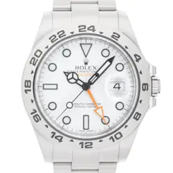 ROLEX EXPLORER II 216570 WHITE WARRANTY 2013 BOX/PAPER