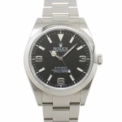 ROLEX EXPLORER I 214270 SERIAL RANDOM AUTOMATIC BLACK DIAL MENS 90277201