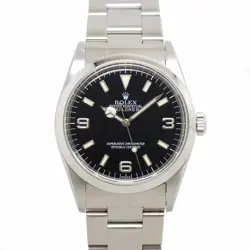 ROLEX EXPLORER 1 114270 SERIAL P AUTOMATIC BLACK DIAL MENS WATCH 90271312