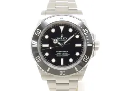 ROLEX 124060 SUBMARINER BLACK CERAMIC BEZEL SS #007