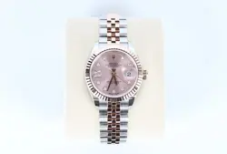 ROLEX DATEJUST 28 ROSE DIAL DIAMOND COMBINATION 279171 133641027
