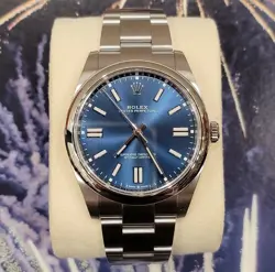 ROLEX OYSTER PERPETUAL 41 BLUE DIAL 124300 132831344