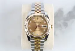 ROLEX DATEJUST 41 CHAMPAGNE DIAL 10P COMBINATION 126333 134847188