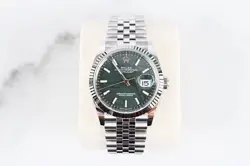 ROLEX DAY-DATE 36 GREEN PALM MOTIF FLUTED 126234 134894726