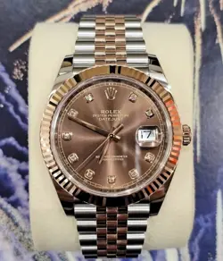 ROLEX DATEJUST 41 CHOCOLATE DIAL 10P 126331 132830947