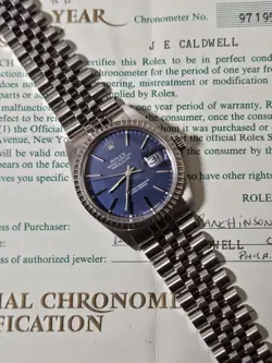ROLEX 16030 A DATEJUST FROM 1987 COMPLETE SET