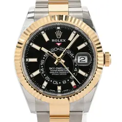 ROLEX SKY-DWELLER 326933/OYS BLACK DIAL 42MM AUTOMATIC MEN'S WATCH
