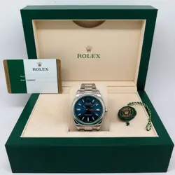ROLEX 116400GV MILGAUSS WITH BLUE DIAL