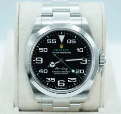 ROLEX 126900 AIR KING 40MM NEW MODEL 2022 WARRANTY FULL SET