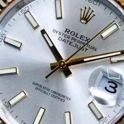 Rolex 126333 Datejust 41mm Two-Tone Silver Dial Fluted Oyster Bracelet 2025 New