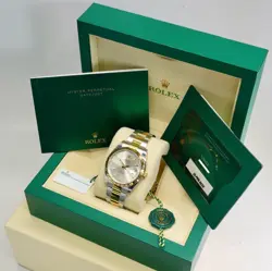 Rolex 126333 Datejust 41mm Two-Tone Silver Dial Fluted Oyster Bracelet 2025 New