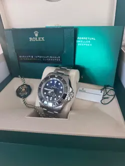 ROLEX DEEPSEA JAMES CAMERON 136660 FULL SET 2024 WITH UPDATE DIAL