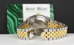 ROLEX 36mm 18kt Gold & SS DateJust Champagne Jubilee Diamond 116233 SANT BLANC