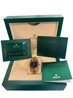 ROLEX DAY-DATE 40MM 18K GOLD 228238- ULTIMATE LUXURY & PRESTIGE (B00004401)