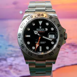 ROLEX EXPLORER 226570 SILVER OYSTER BRACELET BLACK DIAL GMT FULL SET MINT