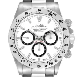 ROLEX DAYTONA WHITE DIAL STEEL MENS WATCH 116520