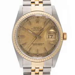 ROLEX DATEJUST 16233 CHAMPAGNEMOSAIC TWO-TONE SN/#E