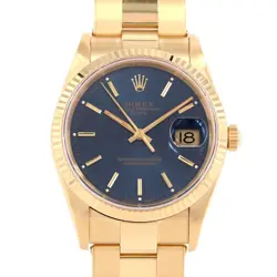 AUTHENTIC ROLEX OYSTER PERPETUAL DATE 15238 YG AUTOMATIC #T  #260-007-304-2471