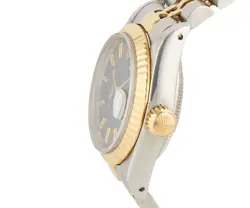 1987 Rolex Datejust 69173, 26MM, Black Dial, Two Tone Ladies Watch