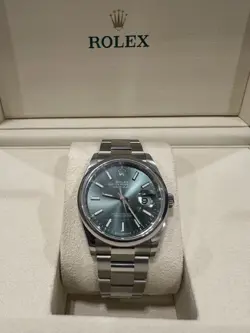 2025 ROLEX DATEJUST 36 MM MINT GREEN DIAL