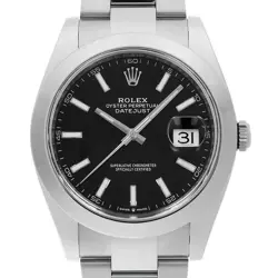 ROLEX DATEJUST 41 126300 BLACK BAR 3 ROWS OYSTER BREATH RANDOM NUMBER SECOND...