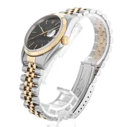 ROLEX DATEJUST 16233 BLACK TAPESTRY BAR S 696133