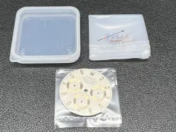 ROLEX DAYTONA IVORY DIAL & GOLD HANDS SET FOR 116515LN 116505 GENUINE