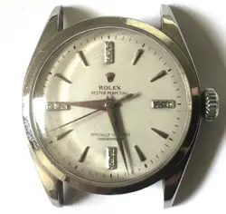ROLEX 6084 STAINLESS STEEL RARE DIAMOND DIAL