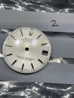 STUNNING ROLEX LADIES 31MM STEEL DATEJUST MID SIZE SILVER TRITIUM DIAL