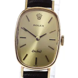 ROLEX ORCHID K18YG CAL.1400 HAND WOUND WOMEN S  800183  EV20  FROM JAPAN