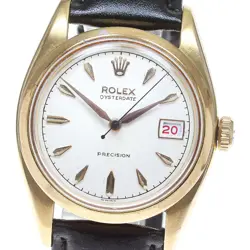 ROLEX ROLEX REF.6494 OYSTER DATE PRECISION CAL.1210 REDAN DIAL HAND WOUND MEN S