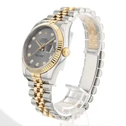 ROLEX DATEJUST 10P DIAMOND 116233G GREY 71864