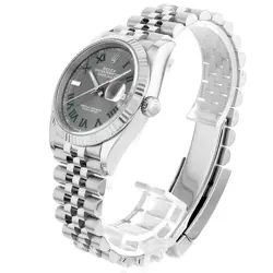 ROLEX DATEJUST 36 126234 SLATE GREY GREEN ROMAN 5 JUBILEE 71721