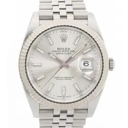 ROLEX DATEJUST 41 126334 SILVER JUBILEE WARRANTY 2021 BOX/PAPER