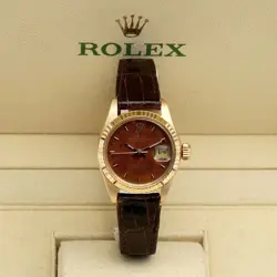 GOLD LEATHER WATCH