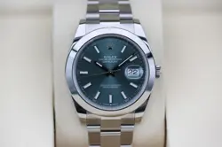 ROLEX 126300 MINT GREEN DATEJUST 41MM 2025