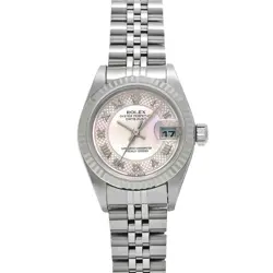 USED ROLEX DATEJUST 79174NRD PINK CASE SIZE 26×26MM LADIES WATCH #51212