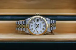 ROLEX 69173 WHITE  DIAMOND DATEJUST 26MM 1997