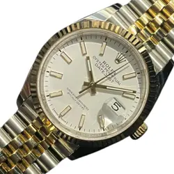USED ROLEX DATEJUST 36 126233 WHITE CASE SIZE 36MM×36MM MEN'S WATCH #51912